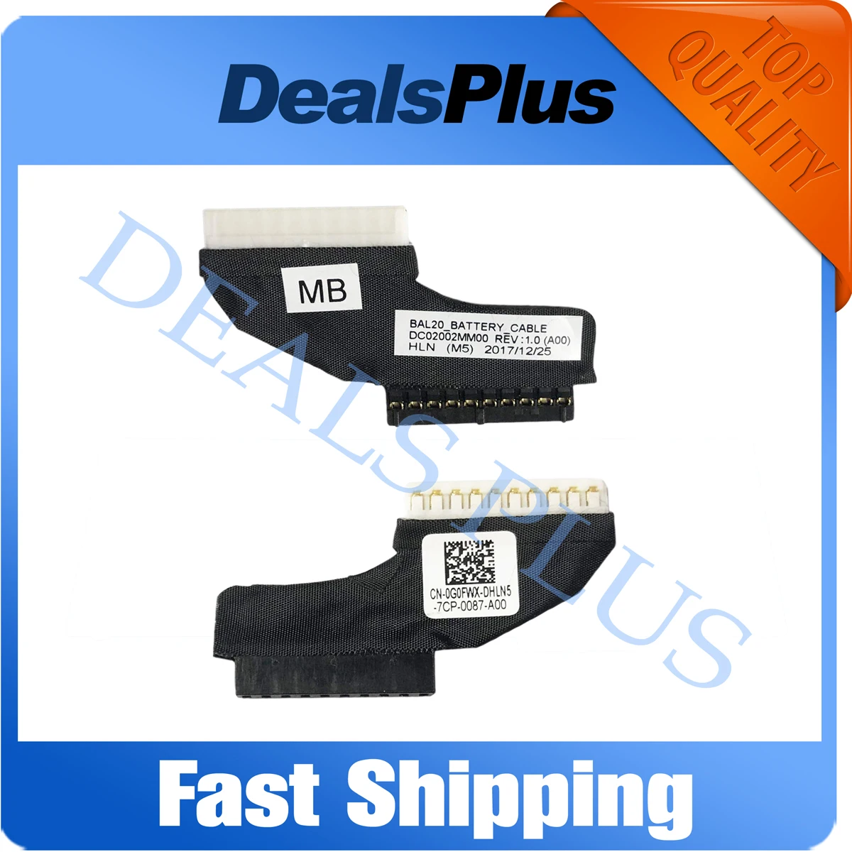 

Новый аккумуляторный кабель DC02002MM00 для Dell Inspiron 15 5000 5565 5567 BAL20 0G0FWX G0FWX