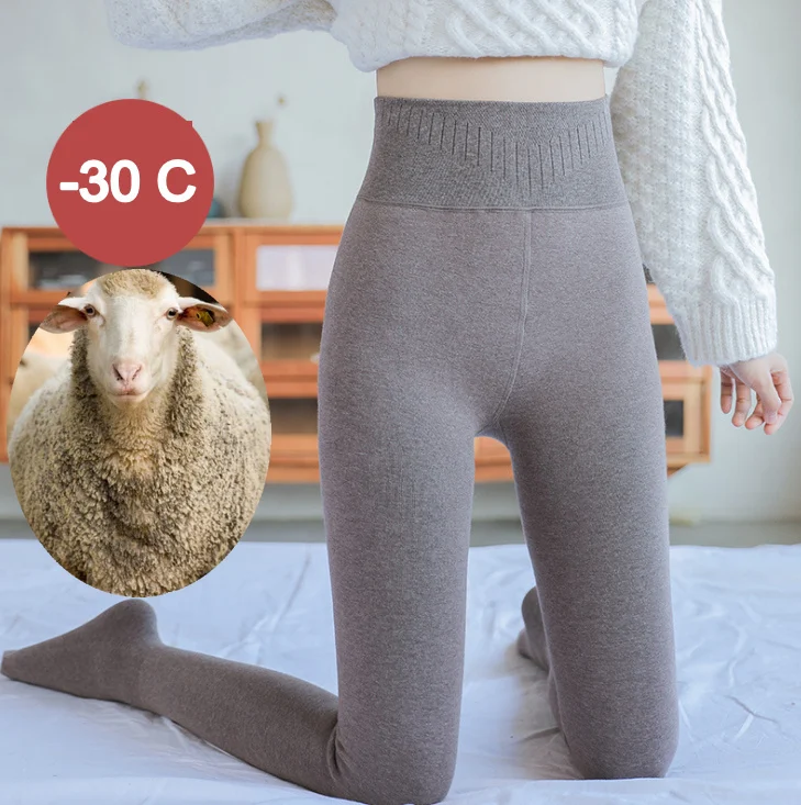 Кашемировые колготки для женщин Колготки с высокой талией очень плотные мягкие