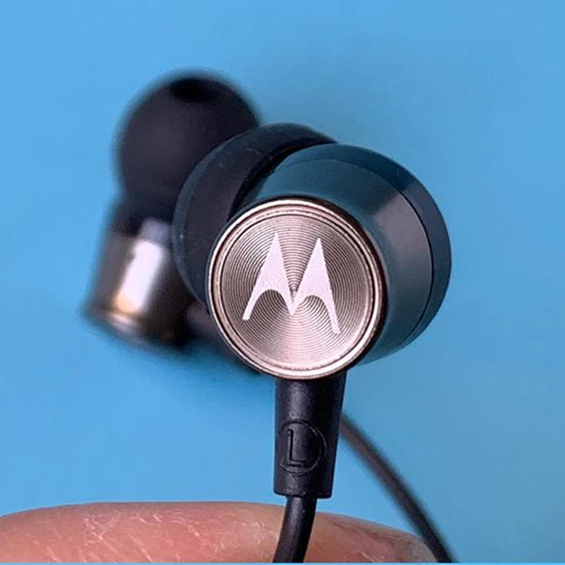 Оригинальные наушники-вкладыши для Motorola 3 5 мм проводные сабвуферные наушники MOTO