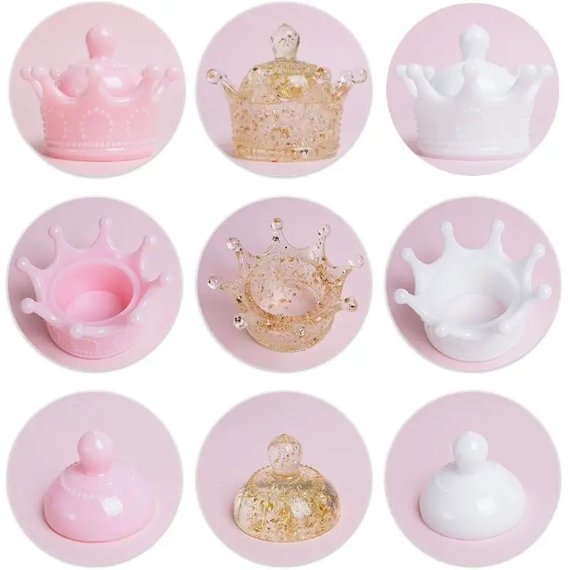 DIY Cute Crown Jewelry Storage Box Epoxy Resin Casting Silicone Mold Craft Tools | Украшения и аксессуары