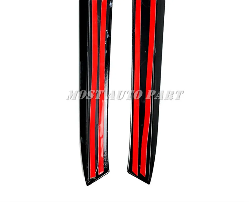 Черный спойлер на заднее стекло чехол боковое крыло для Audi A4 B8 Allroad Avant 2009 2016 2 шт.