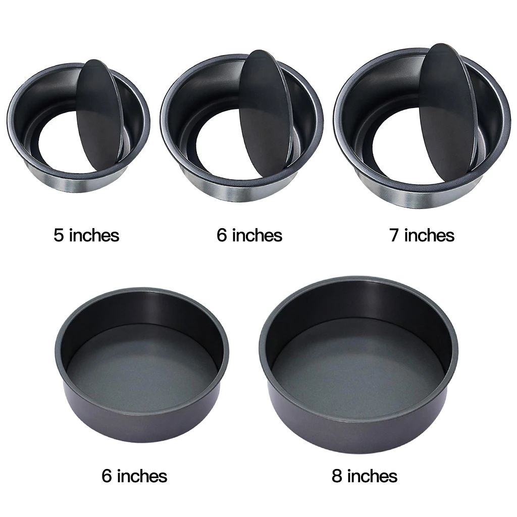 Съемное дно Алюминий сплав шоколадный торт Оловянная кастрюля формы для