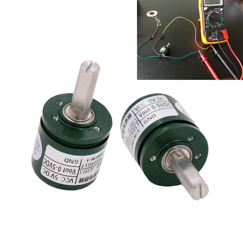 DC 5V Hall Angle Sensor Non contact Industrial 0 360 Degree Rotation Angular displacement Sensor|angle sensor|displacement sensorsensor sensor |