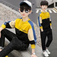 new boys long sleeved t shirt kids autumn sports shirt kids tee shirts fashion patchwork letters tops clothes