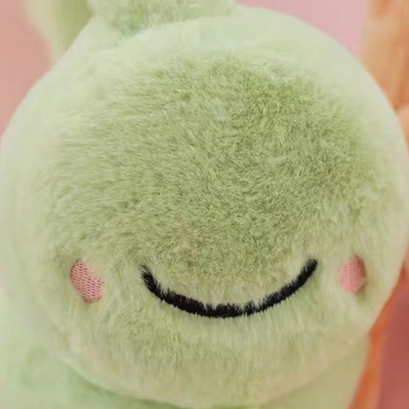 

Parent-Child Winter Cartoon Earmuff with Moving Frog Eyes Plush Ear Warmer Cover X7YA