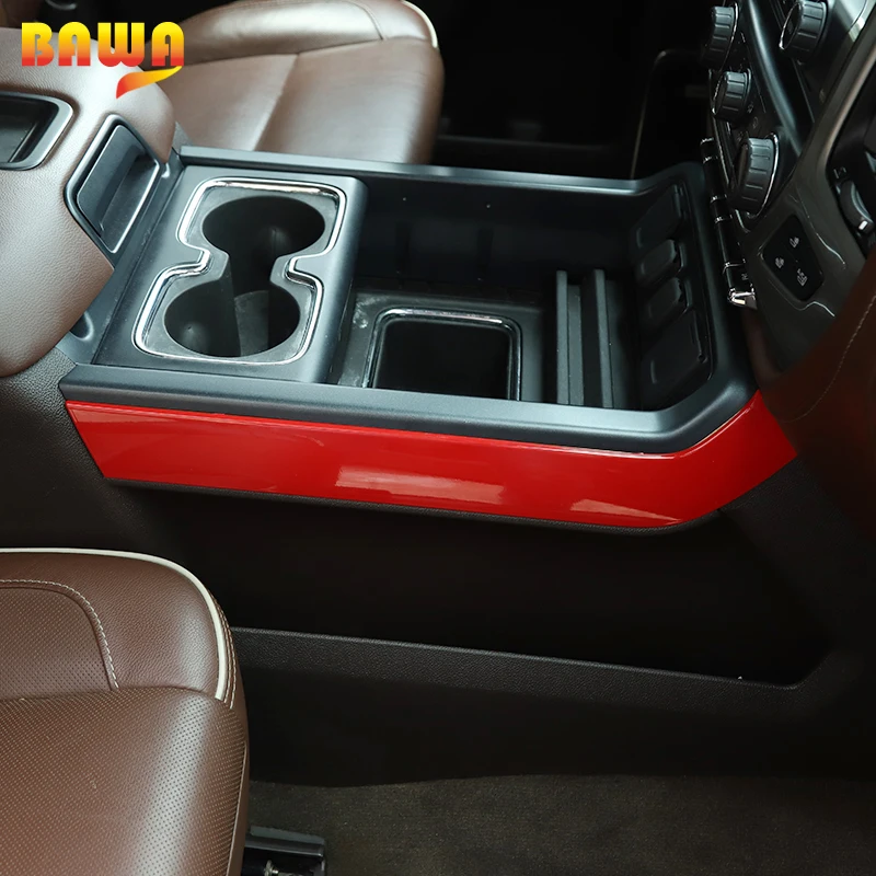

BAWA Interior Mouldings Gear Side Trim Strip Decorative for Chevrolet Silverado 2014-2018 Car Accessories