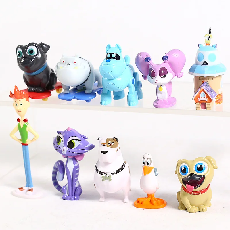 Щенок собака Pals бинго Ролли ПВХ Фигурки игрушки 10 шт./компл.|Игровые фигурки и