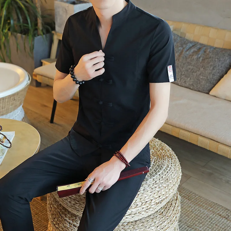 2019 комплект из 2 предметов новый летний Модный повседневный мужской костюм с