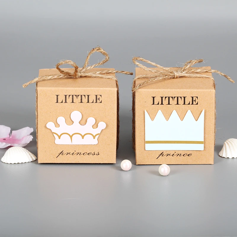 10 шт./компл. лазерная резка принц и принцесса сувениры подарок коробка сладостей