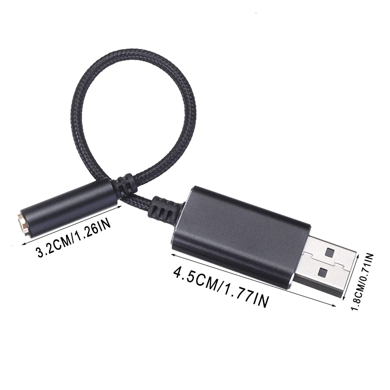 Новое поступление USB до 3 5 мм Aux кабель для подключения наушников аудио адаптер ПК
