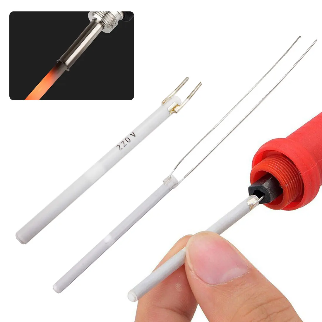 

Electric Soldering Iron Heating Element Internal Heated Ceramic Core 20W 35W 50W