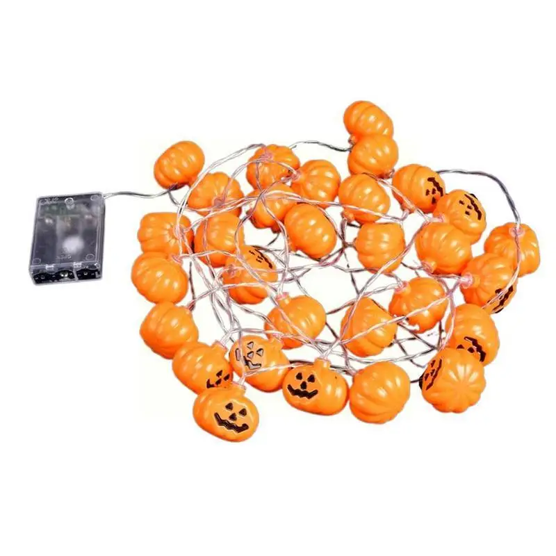 

Halloween Decorative Lighting Pumpkin String With Battery Festive Section Party Home Atmosphere Outdoor Decoration Box H4x3