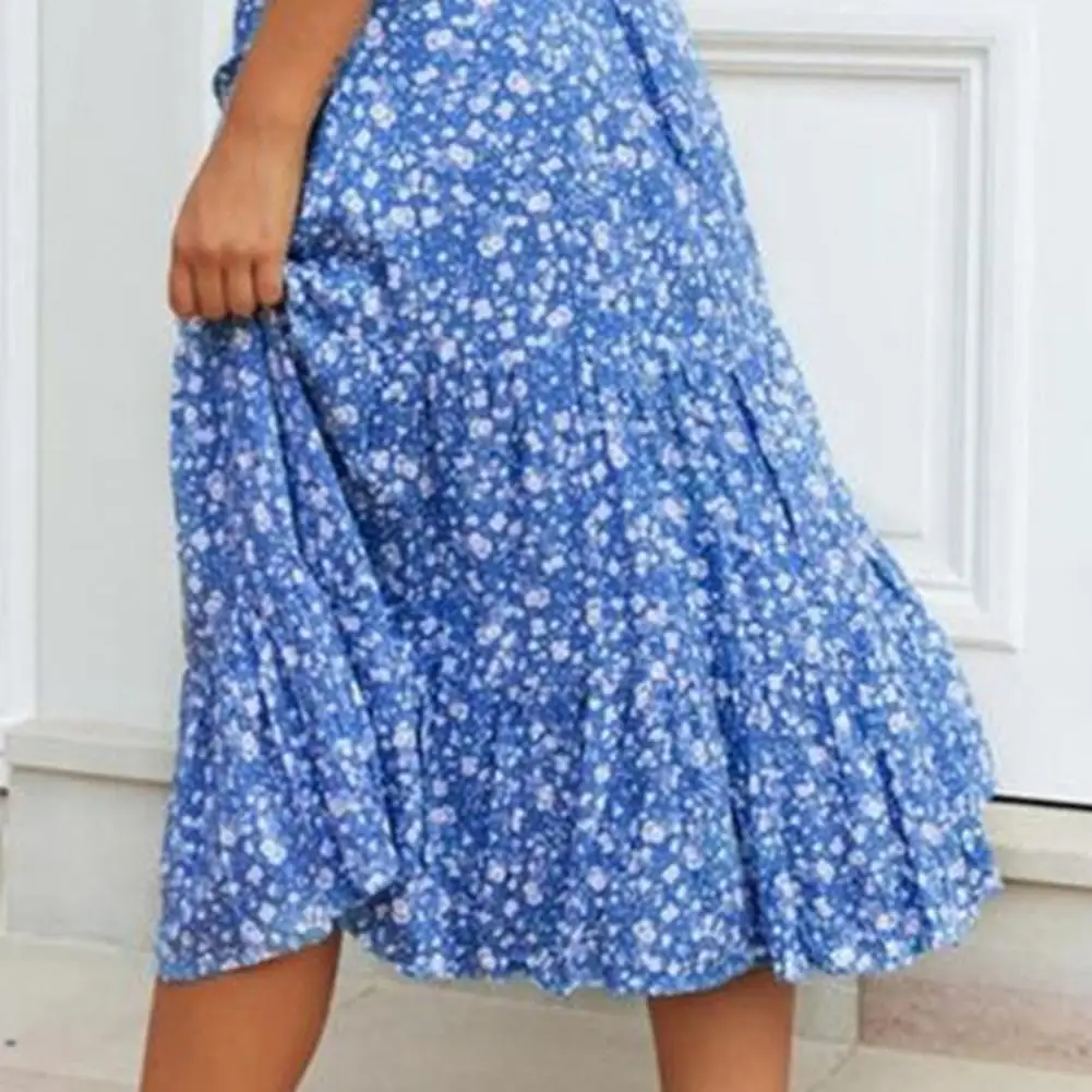 

New Fashion Women's Summer Boho Casual Long Maxi Dress Holiday Evening Party Print Beach Dress Sundress