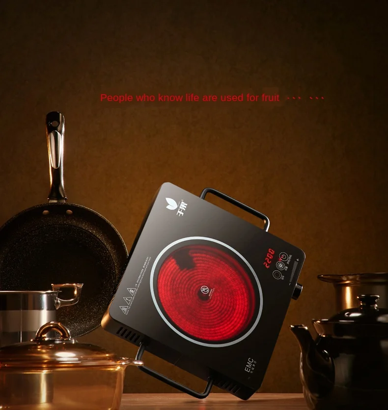 Быстронагревательная электрическая керамическая печь бытовая Высокая