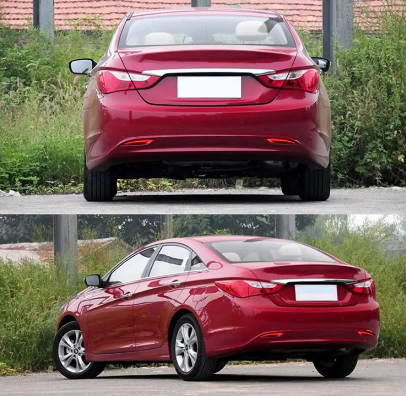 1 комплект 2011 ~ 2014y автомобильный bupmer задний фонарь для hyundai sonata тормоза 8th