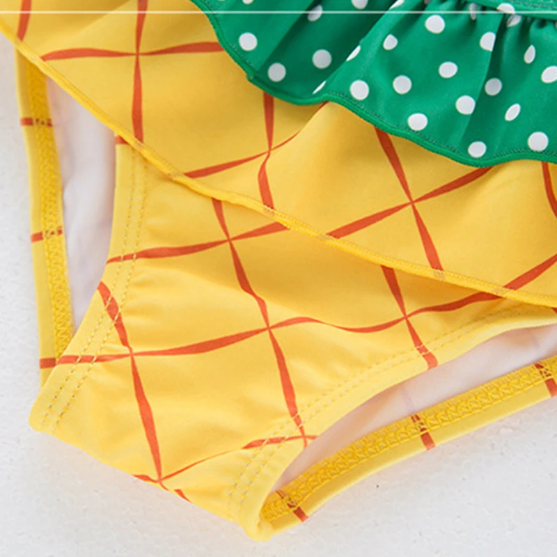 Комплект одежды для девочек Летний Пляжный детский купальный костюм в стиле