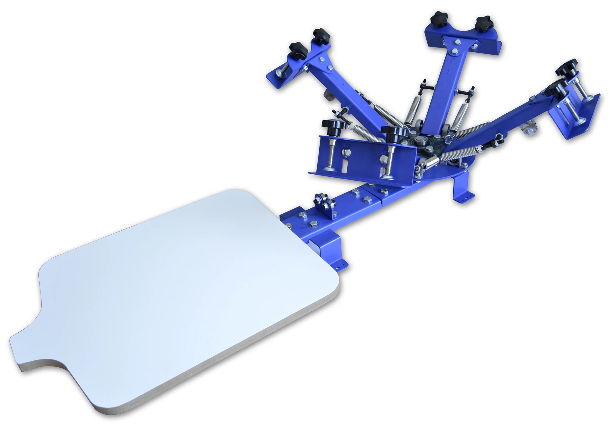 4 цвета 1 станция простой трафаретной печати высокое качество и оптовая цена DIY