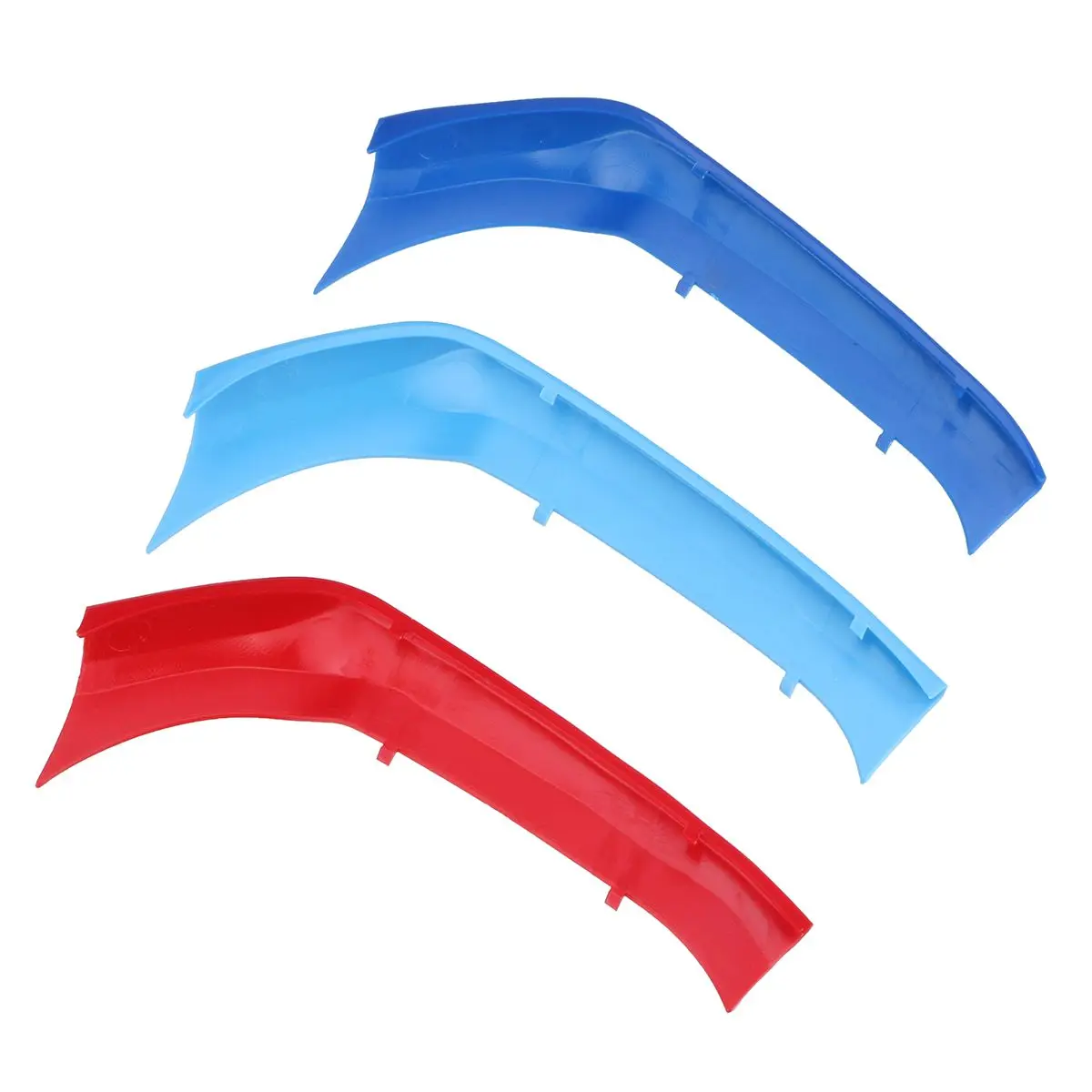 3 шт. Трехцветная Пластиковая передняя Центральная решетка радиатора для BMW 1