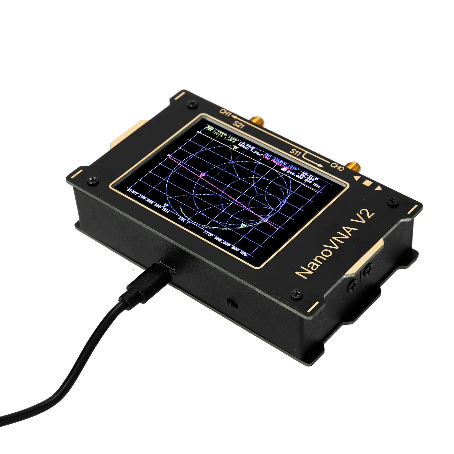 Векторный анализатор сети 3G S A 2 NanoVNA V2 цифровой нано тестер MF HF VHF UHF USB логической