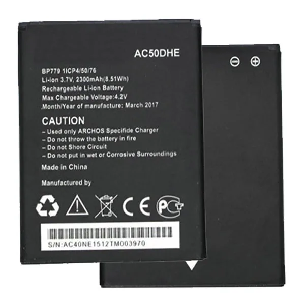 Аккумулятор 2300 мАч AC50DHE запасная батарея для мобильного телефона ARCHOS 50d Helium