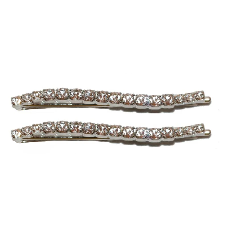 Новинка 2 шт./компл. Стразы заколки для волос женщин девушек шпильки Бобби заколка