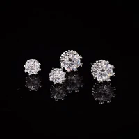 crown earrings silver 925 jewelry moissanite%c2%a0total 1 00ct gra earings fashion jewelry 2020 aesthetic earrings for