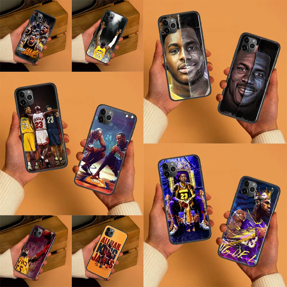 Чехол для телефона LeBron James 23 LBJ чехол iphone 5 5s se 2 6 6s 7 8 12 mini plus X XS XR 11 PRO MAX черный из ТПУ
