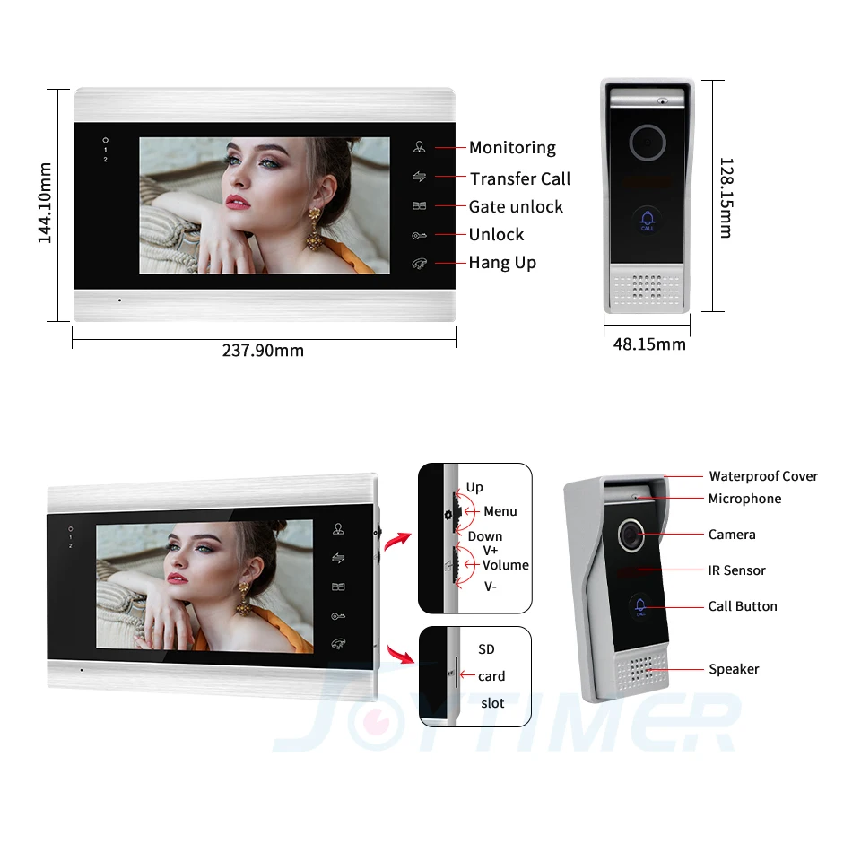 2022 Video Intercom For Home Door Phone System 7