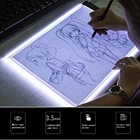 Новый цифровой планшет A5 светодиодный художественный тонкий трафарет для рисования световая коробка Трассировка Настольный коврик алмазная живопись аксессуары
