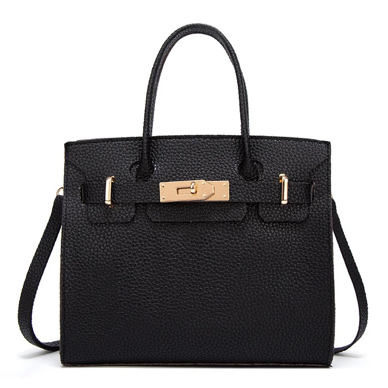 Модные женские сумки однотонные личи линии искусственная кожа женская сумка