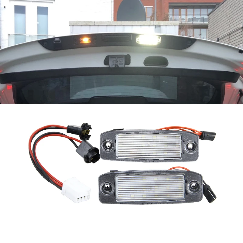 Для Hyundai Tucson 2005 2006 2007 2008 2009 2 шт. автомобильный задний безошибочный белый