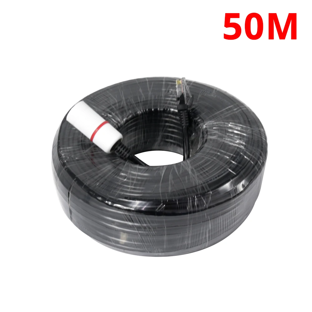 RJ45 Ethernet кабель 50 м 20 м для CCTV IP камера LAN кабель 65ft 164ft системы видеонаблюдения Аксессуары LAN шнур