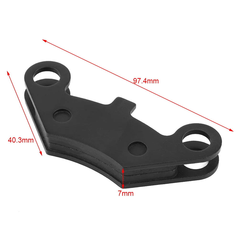 2 шт. передние тормозные колодки с высоким коэффициентом трения без асбеста