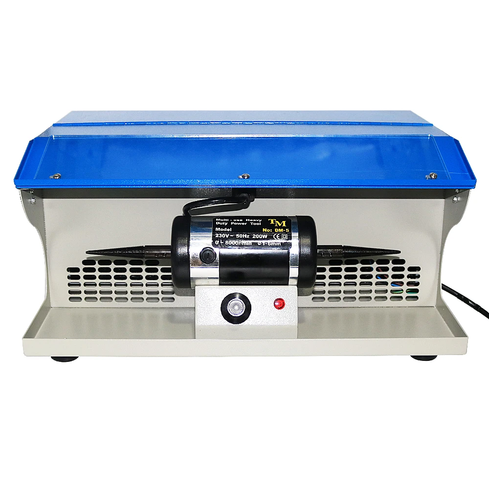 

MD-5 Polishing Buffing Machine with Dust Collector Bench Jewelry Polisher Multi-Use Heavy Duty Power Tool 8000RPM