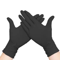 100pcs nitrile disposable gloves powder free latex rubber vinyl gloves workmechanichousehold pinkbluewhite black gloves xs