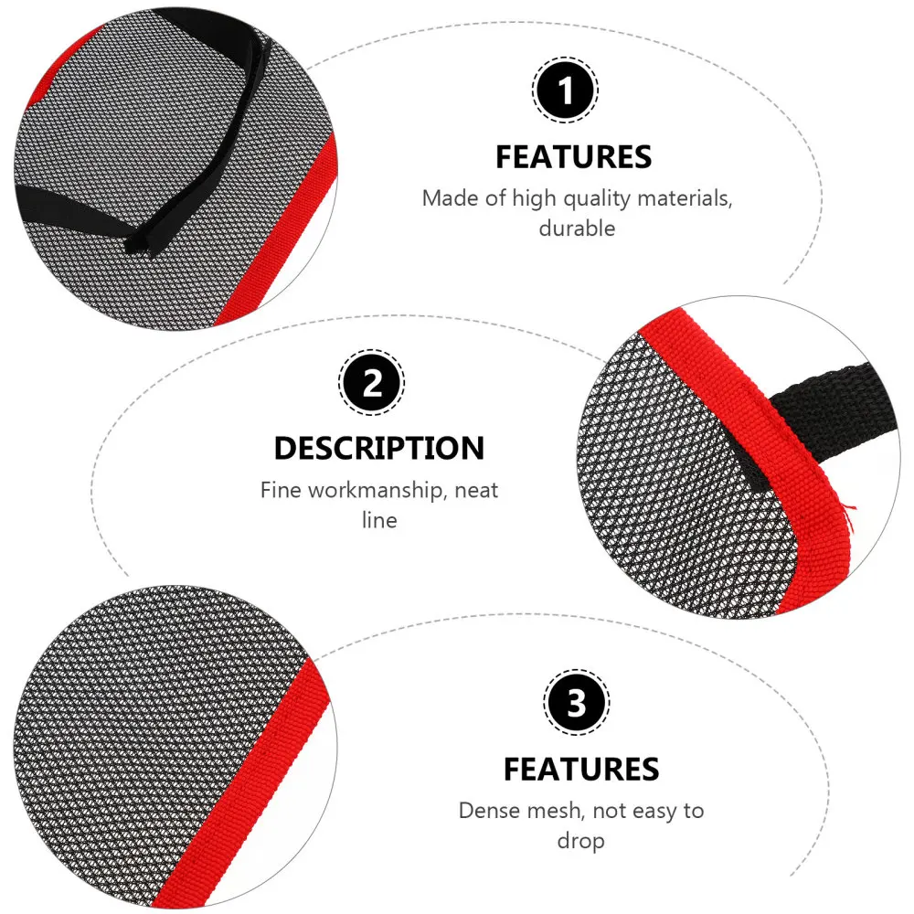 

1pc Car Net Mesh Car Hanging Storage Organizer Car Cargo Net Pocket (red)