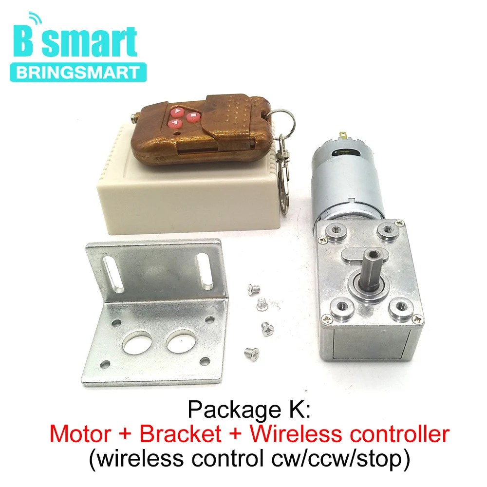 Электродвигатель с высоким крутящим моментом Bringsmart мотор-редуктор постоянного