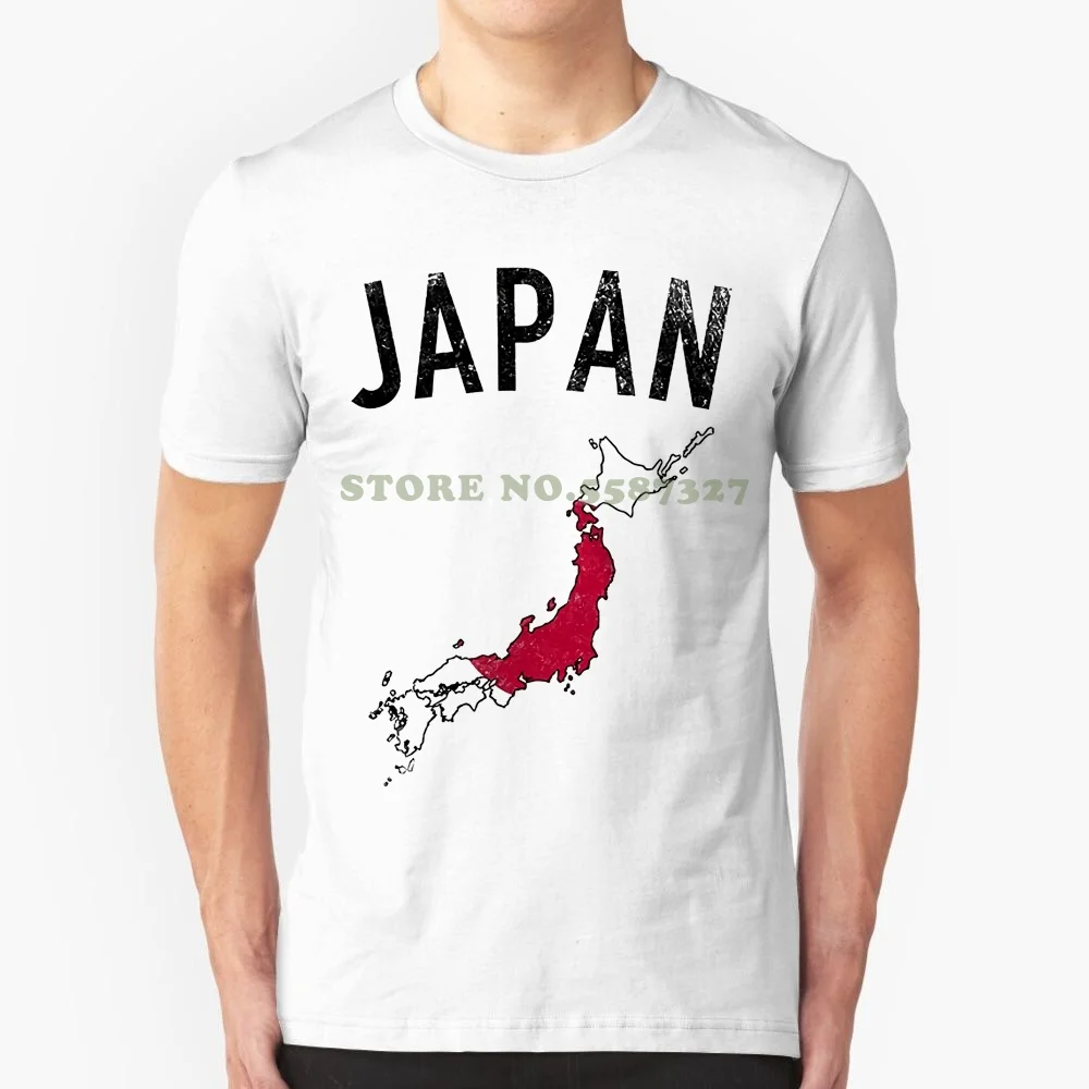 

Men Brand Clothihng Top Quality Fashion Mens T Shirt 100%cotton Japan Flag & Country T-shirt