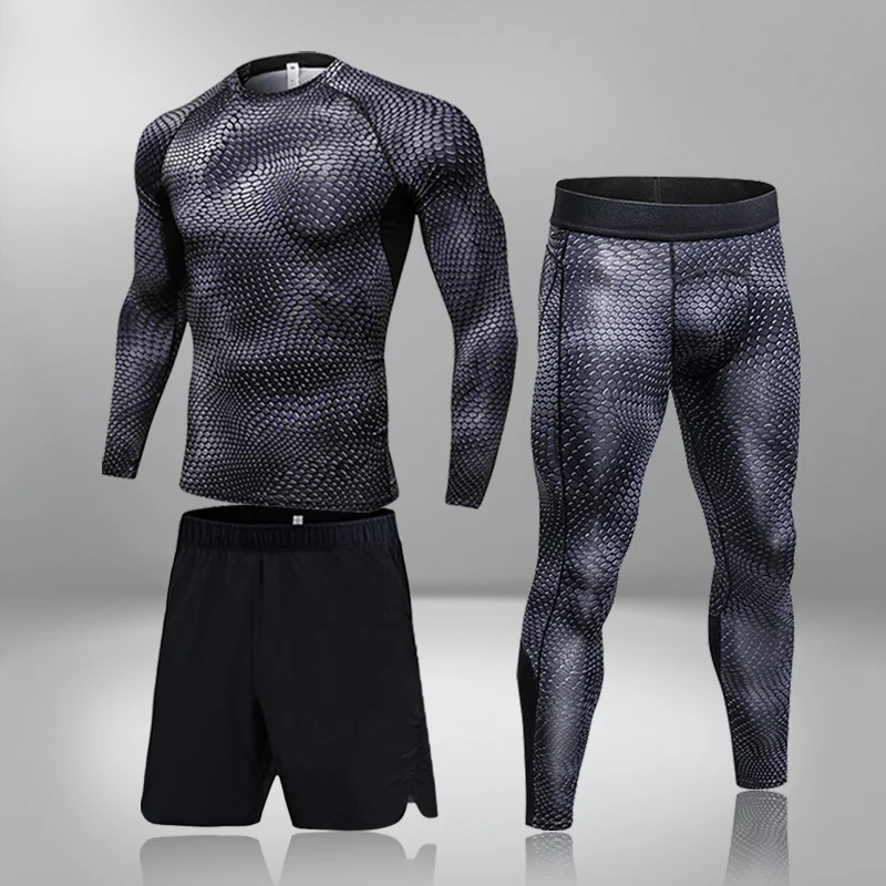 

Men Compression Tight Leggings Running Sports Male Gym Fitness Jogging Pants Quick Dry Trousers Workout Training Warm Sports Sui