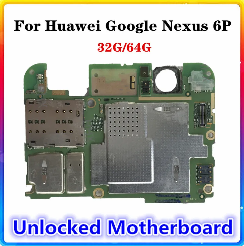 64 Гб 32 ПЗУ для материнской платы HUAWEI Google Nexus 6P 100% оригинальная материнская плата