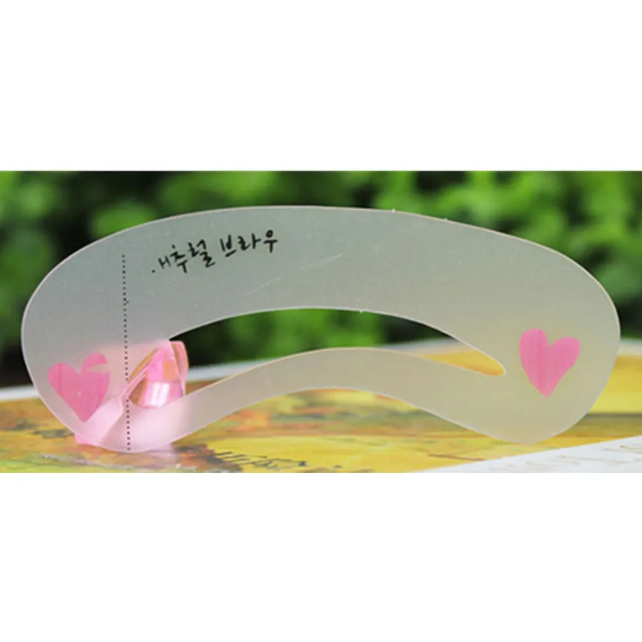 3Pcs Maquiagens Eye Brow Class Drawing Guide Eyebrow Stencil Template Card Assistant Care Make Up Tool | Красота и здоровье