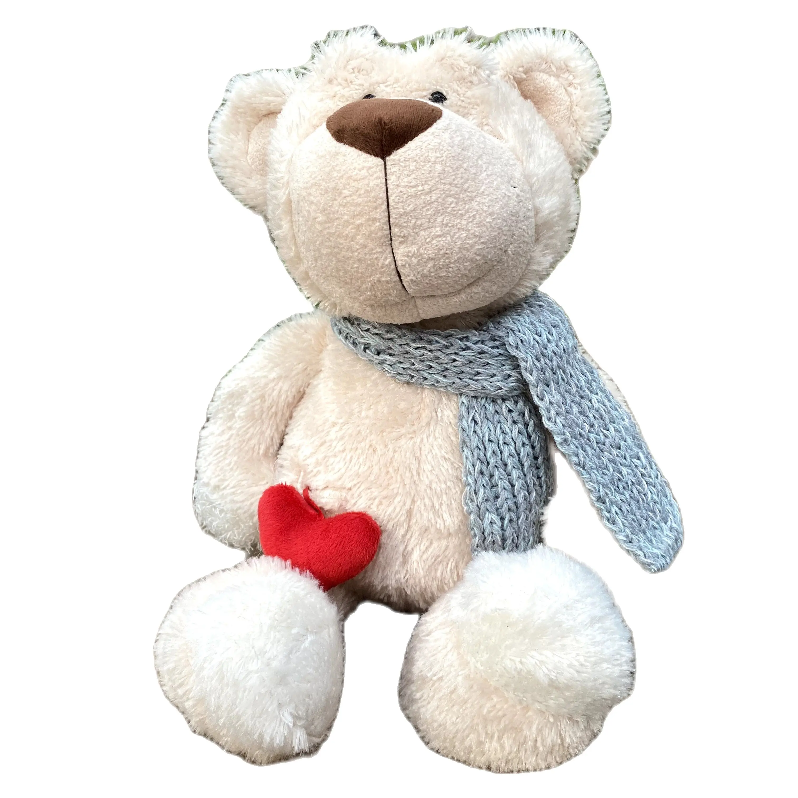 

35-45cm Beige Color Teddy Bear Sacrf Stuffed Plush Soft Doll Animals Toy Girls Baby Kids Birthday Gift