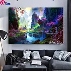 Алмазная 5D картина сделай сам, полноразмернаякруглая вышивка весенний пейзаж, мозаика, украшение для дома, подарки