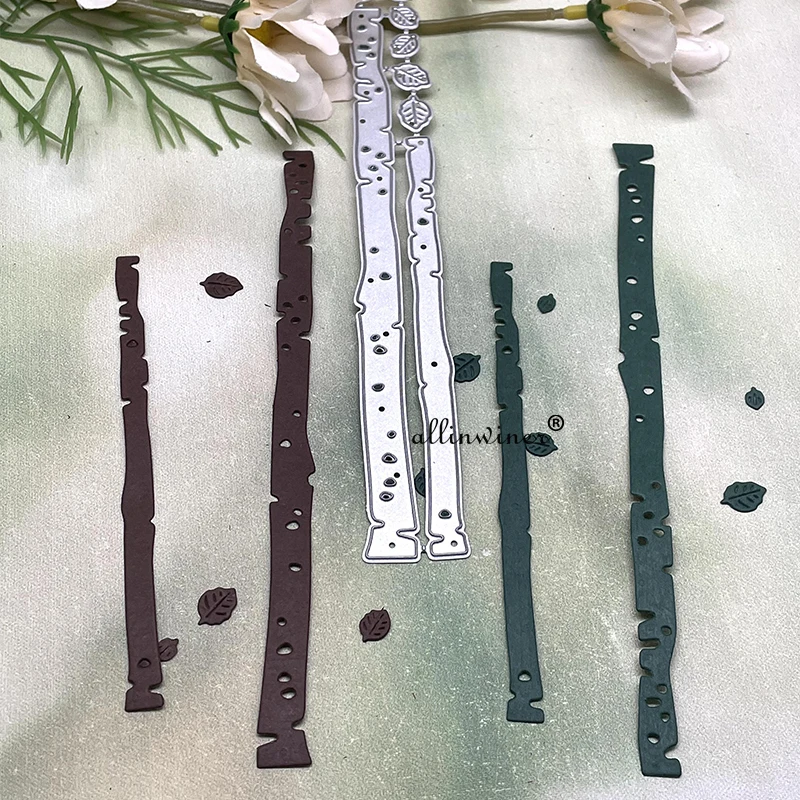 

New Branch leaf strips Metal Cutting Dies for DIY Scrapbooking Album Paper Cards Decorative Crafts Embossing Die Cuts