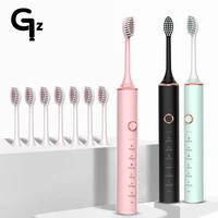 new 2022 sonic electric toothbrush ipx7 adult timer brush 18 mode usb charger rechargeable tooth brushes replacement heads set