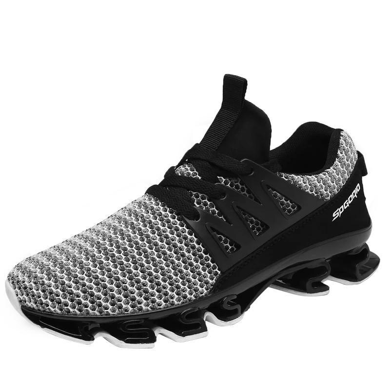 Мужские кроссовки для бега удобная спортивная обувь улицы амортизирующие ходьбы