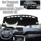 Приборной панели автомобиля Избегайте светильник Pad Инструмент крышка платформы стол коврик ковер для Peugeot 3008 2017 2018 2019 Mk2 3008GT GT