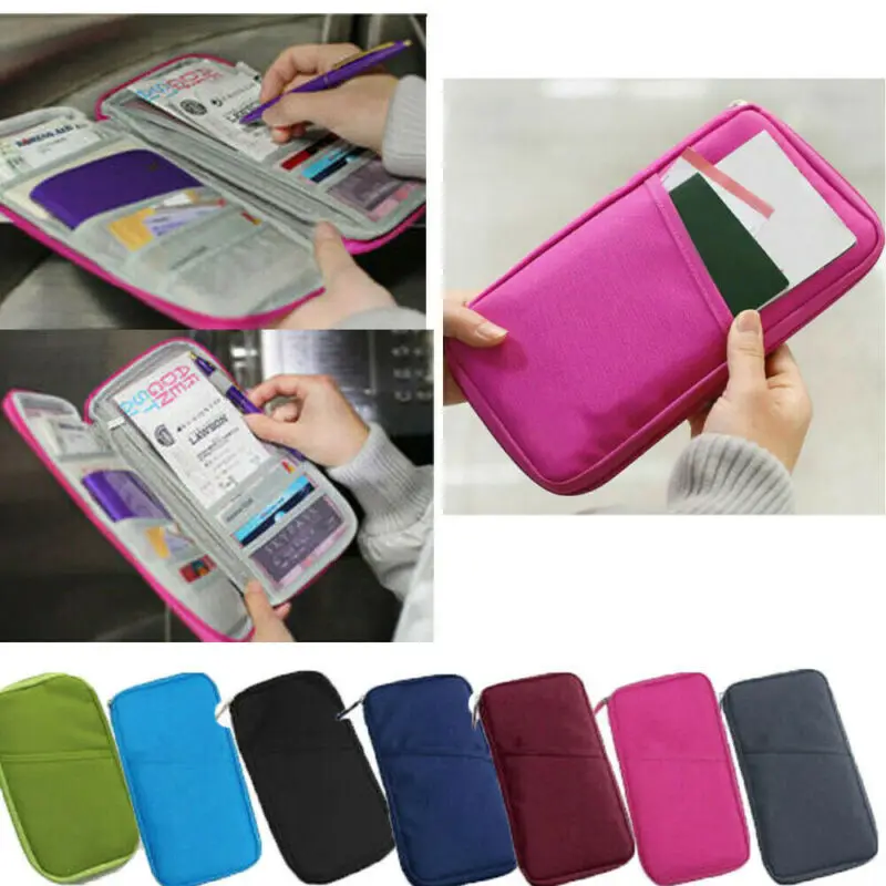 Дорожная Обложка для паспорта бумажник кредитных карт кошелек держатель