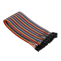 lber female to female solderless flexible breadboard jumper cable wire 40 pcs