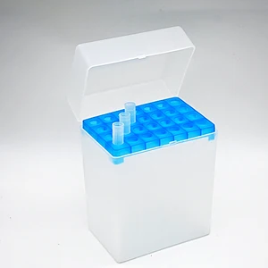 Пластиковая коробка с наконечником для дозатора 5 мл, химический биологический лабораторный картридж с наконечником 28 скважин 1  PK